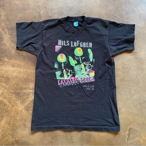 VTG Rare 90s Nils Lofgren Damaged Good Tour T-Shirt